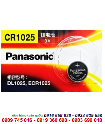Panasonic CR1025, Pin 3V Lithium Panasonic CR1025 chính hãng Panasonic